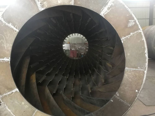 煤泥烘干機內(nèi)部結構